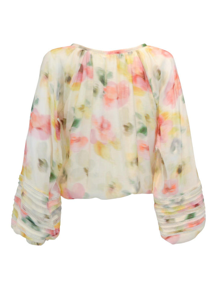 Seam Detail Sleeve Blouse