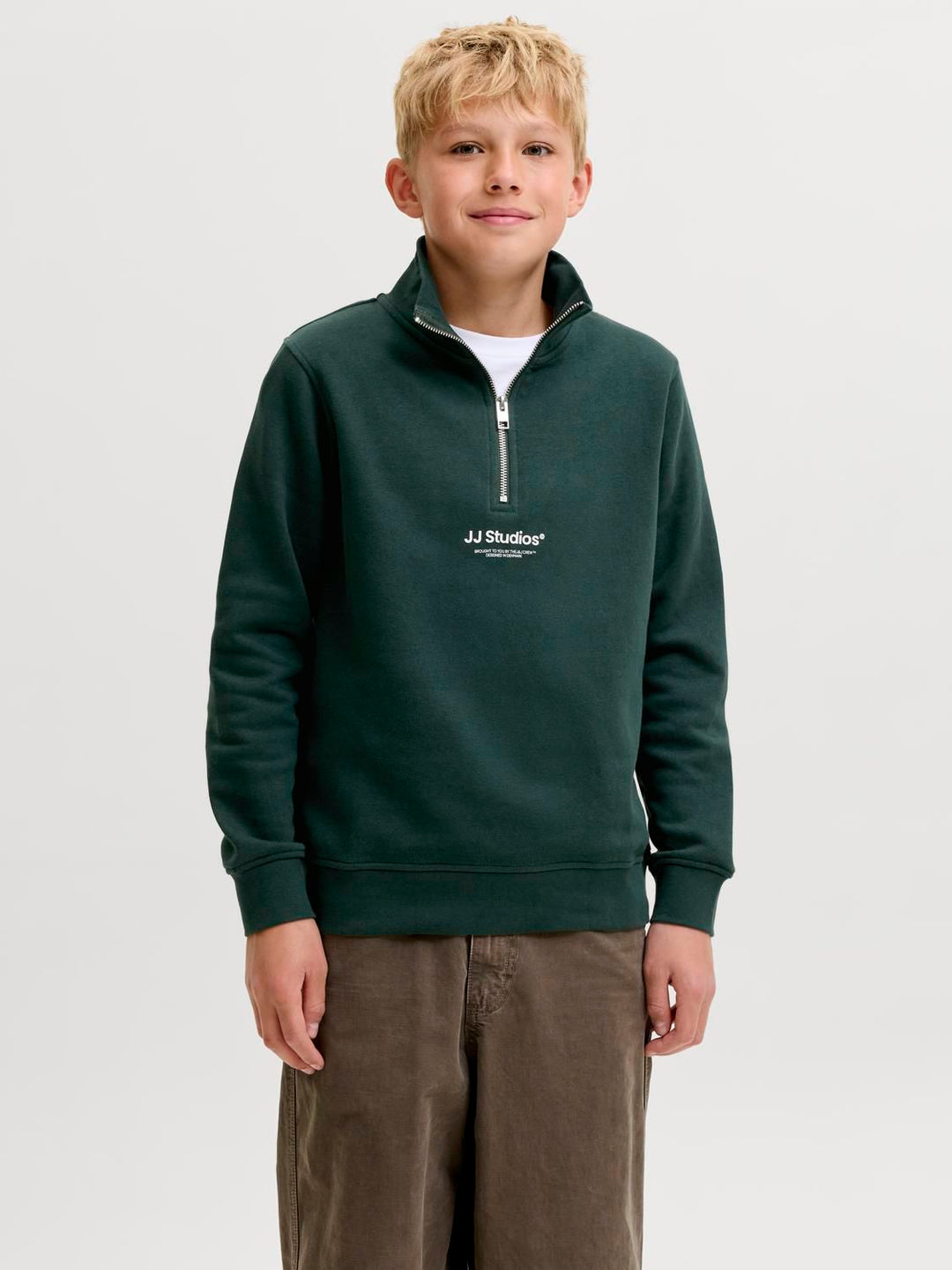 JJESOHO SWEAT QUARTER ZIP HN NOOS JNR