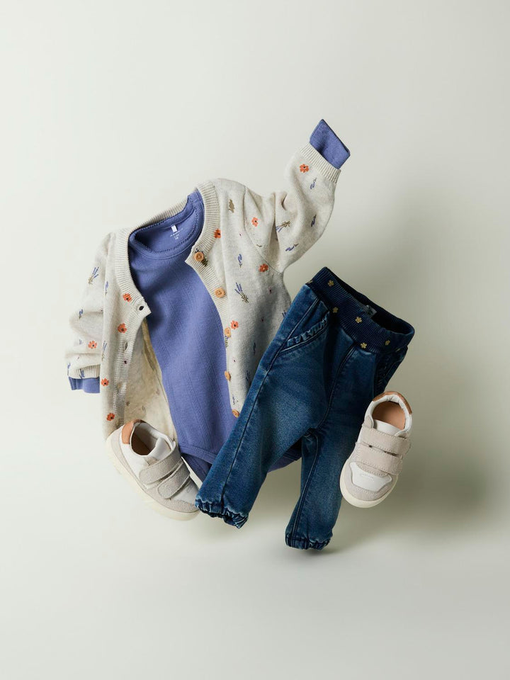 NBFROSE JEANS MED FLEECE INNI