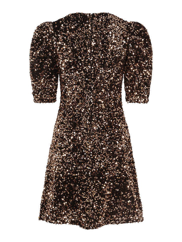 Sequins dress wide skirt