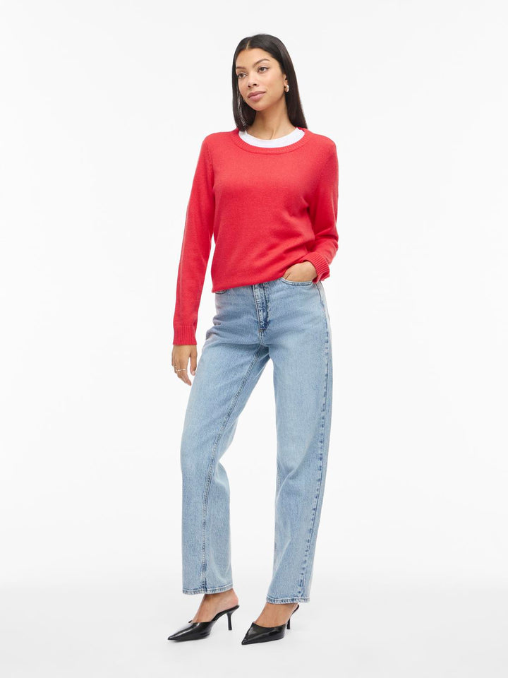 Viril O-Neck L/s  Knit Top - Noos