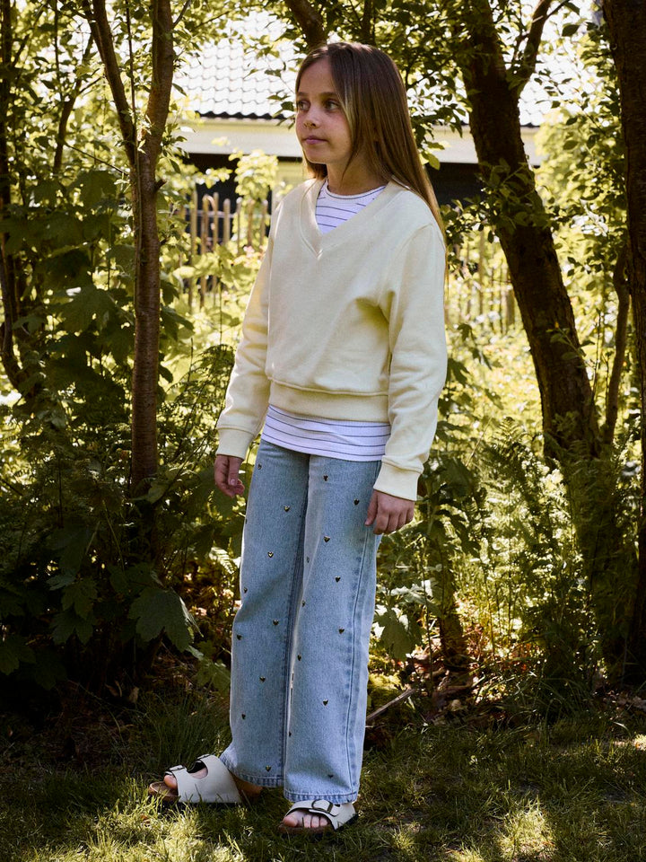 NKFROSE WIDE HEART STUDS JEANS