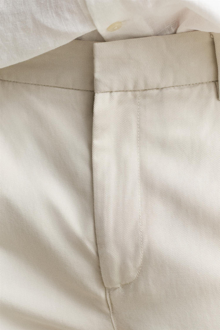 Slim Smart Cot/lyocell Pants