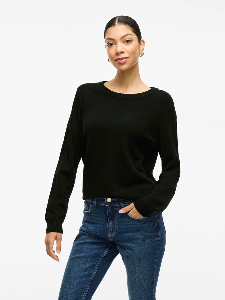 Viril O-Neck L/s  Knit Top - Noos