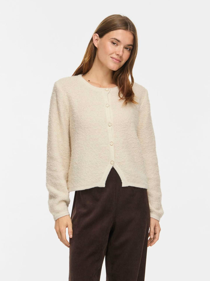 Vipigga O-Neck L/s Knit Jacket Noos