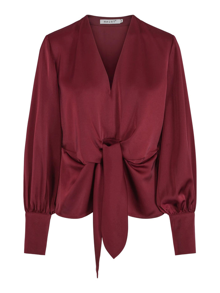 Front tie blouse