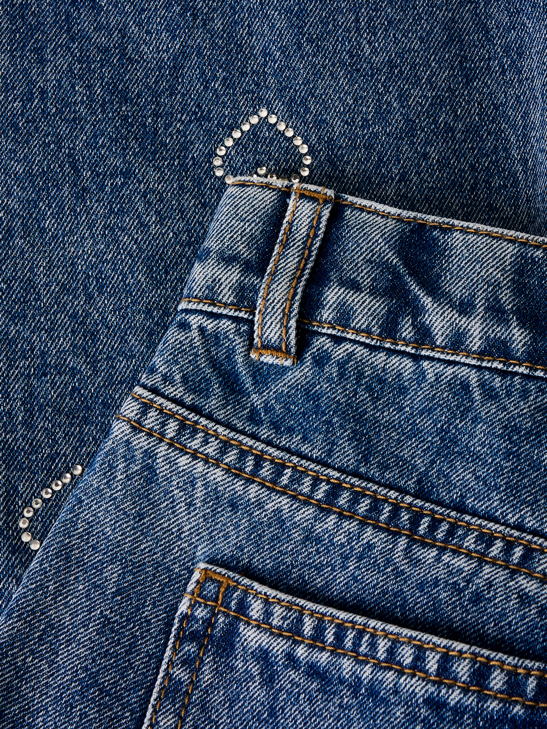 Nkfrose Wide Rhinestone Jeans 4417-Im T