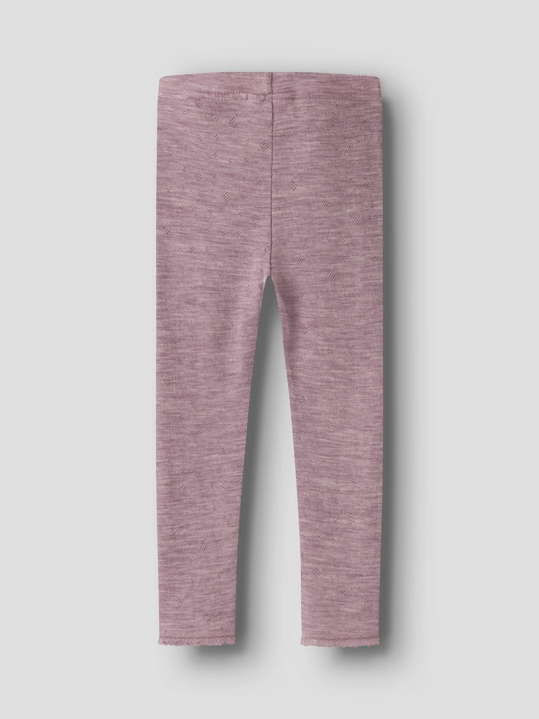 NMFWANG WOOL NEDDLE LEGGING SOLID NOOS