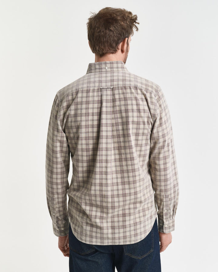 Reg Corduroy Check Shirt