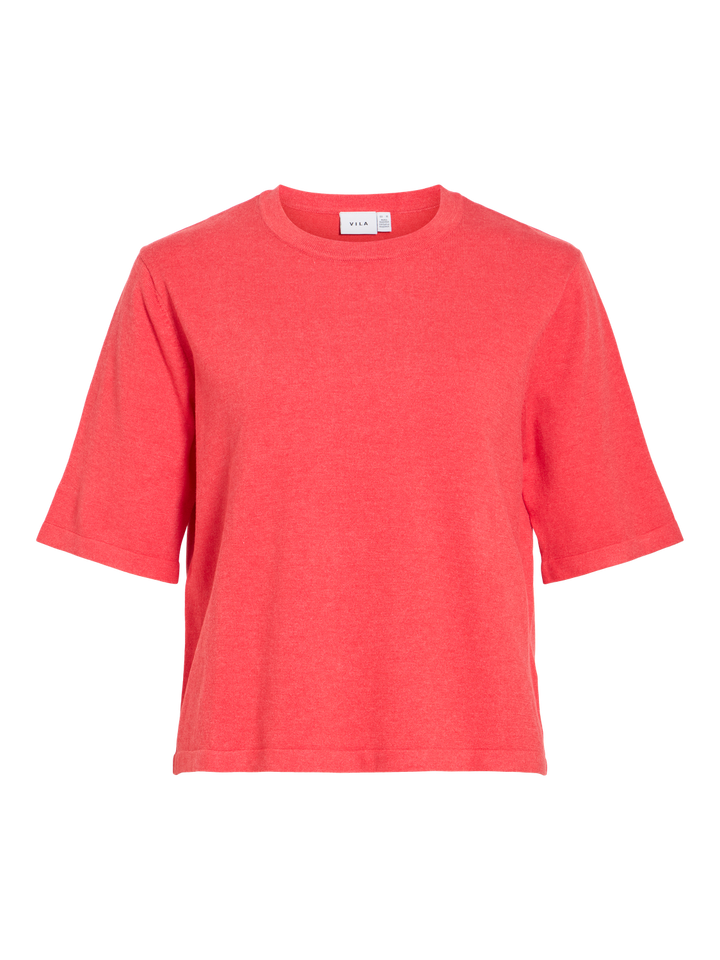 Vimalu O-Neck 2/4 Knit Top-Noos