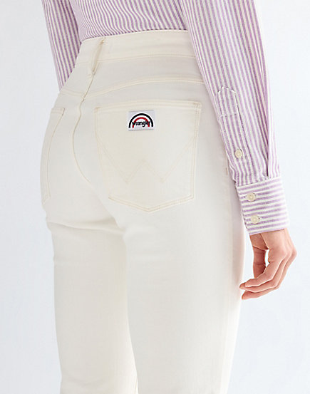 Flare Worn White