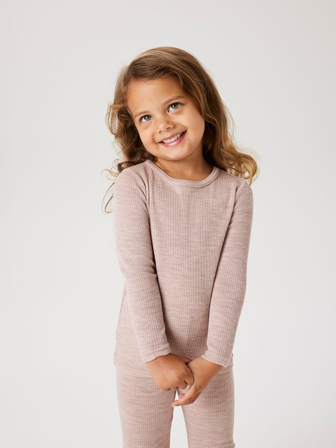 NMNWAX WOOL RIB LS TOP NOOS