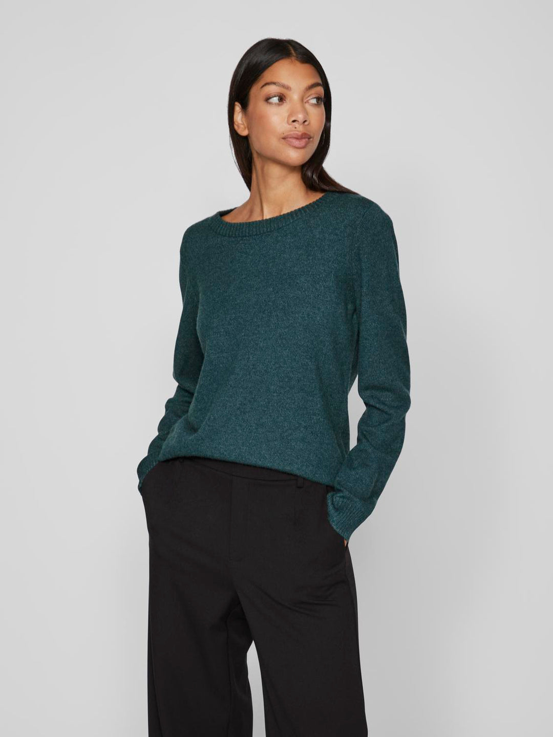 Viril O-Neck L/s  Knit Top - Noos