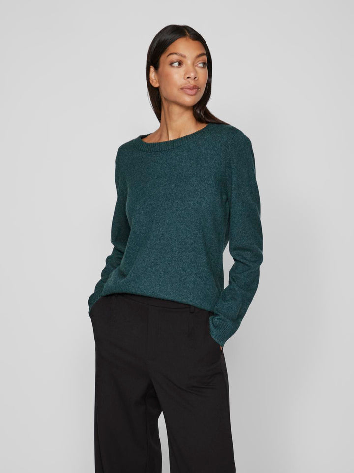 Viril O-Neck L/s  Knit Top - Noos