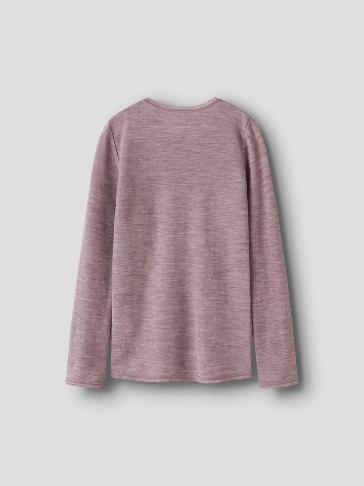 NKFWANG WOOL NEEDLE LS TOP SOLID
