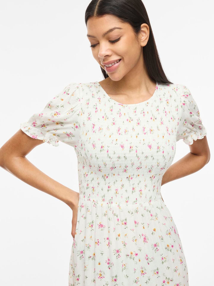 Vigreis S/s O-Neck Ankle Dress/rn