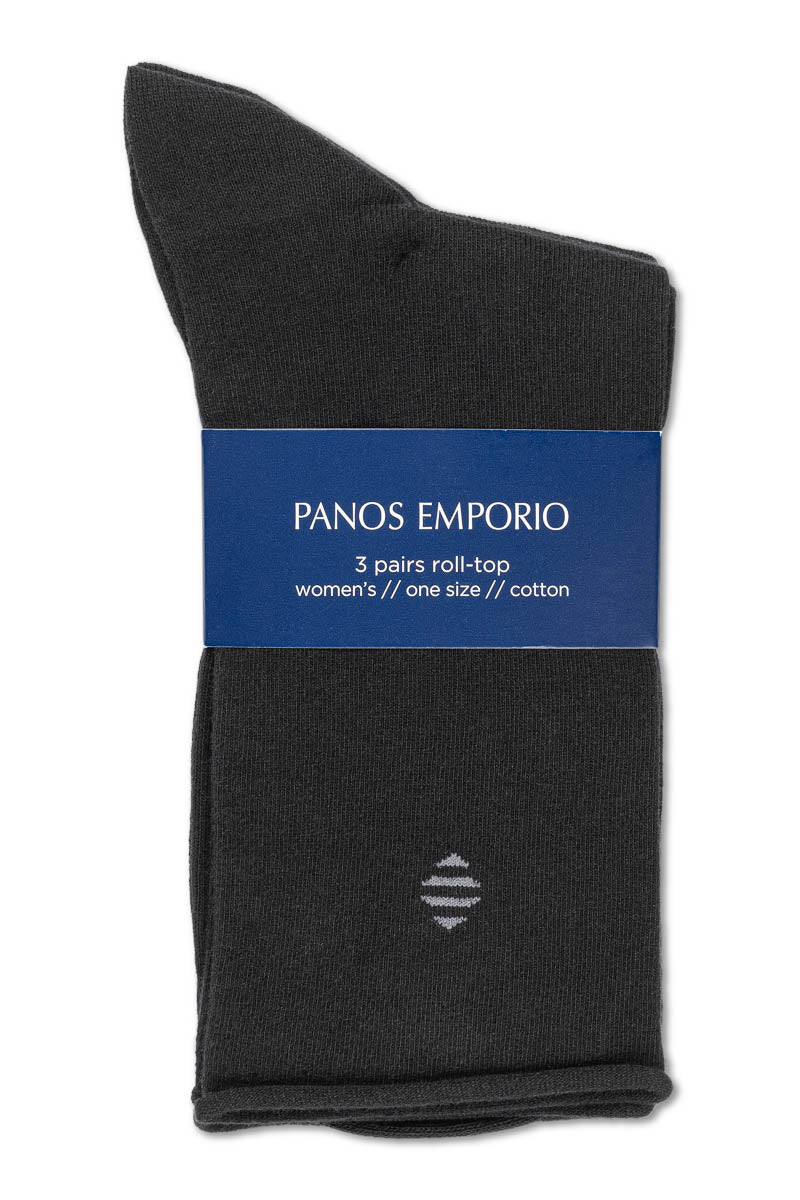 3pk Jessica Cotton Roll Top