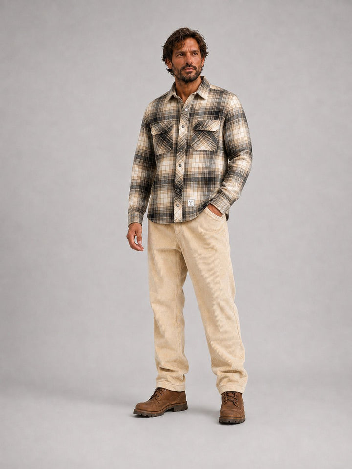 New Adrian Cotton Check Shirt