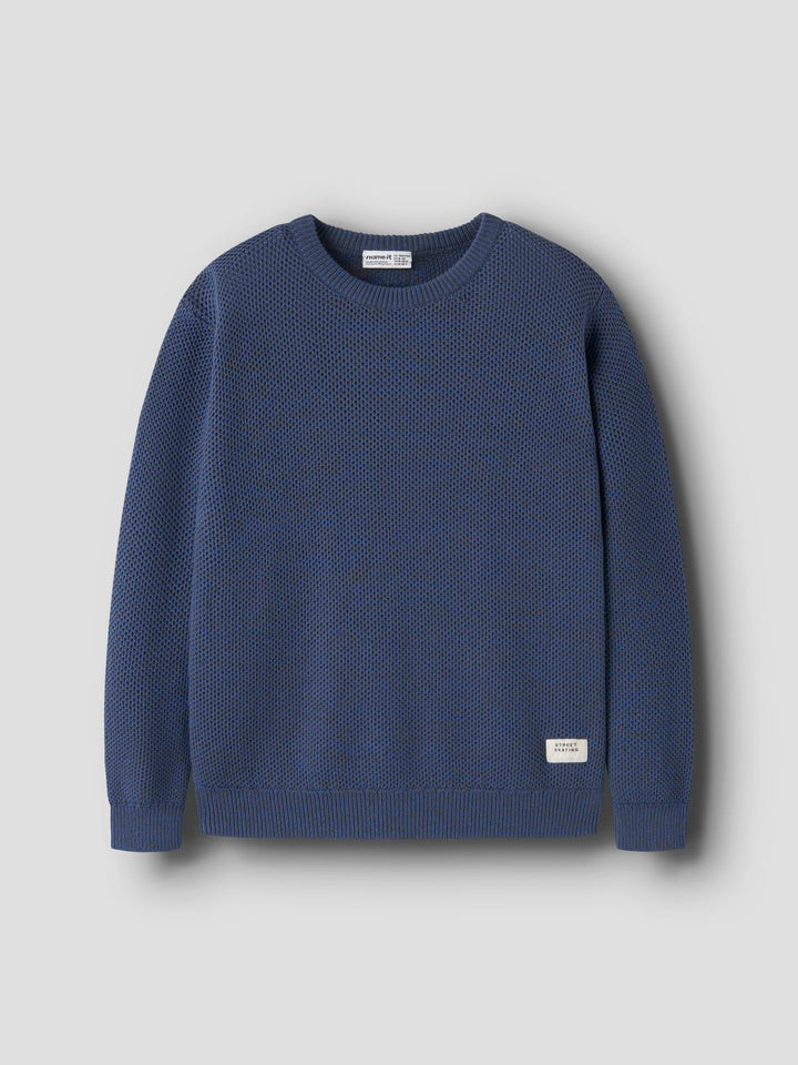 NKMNELS LS LOOSE KNIT