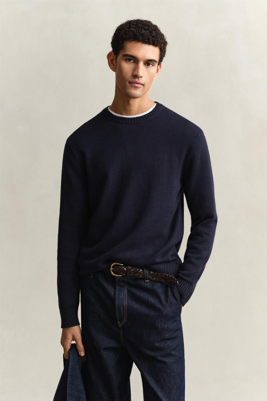 Cotton Blend C-Neck