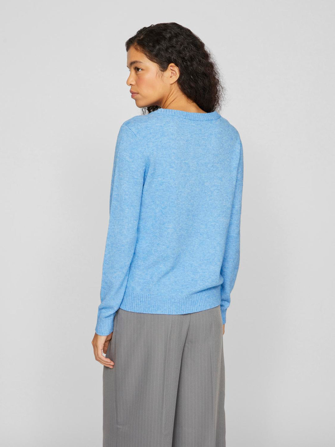 VIRIL O-NECK L/S  KNIT TOP - NOOS