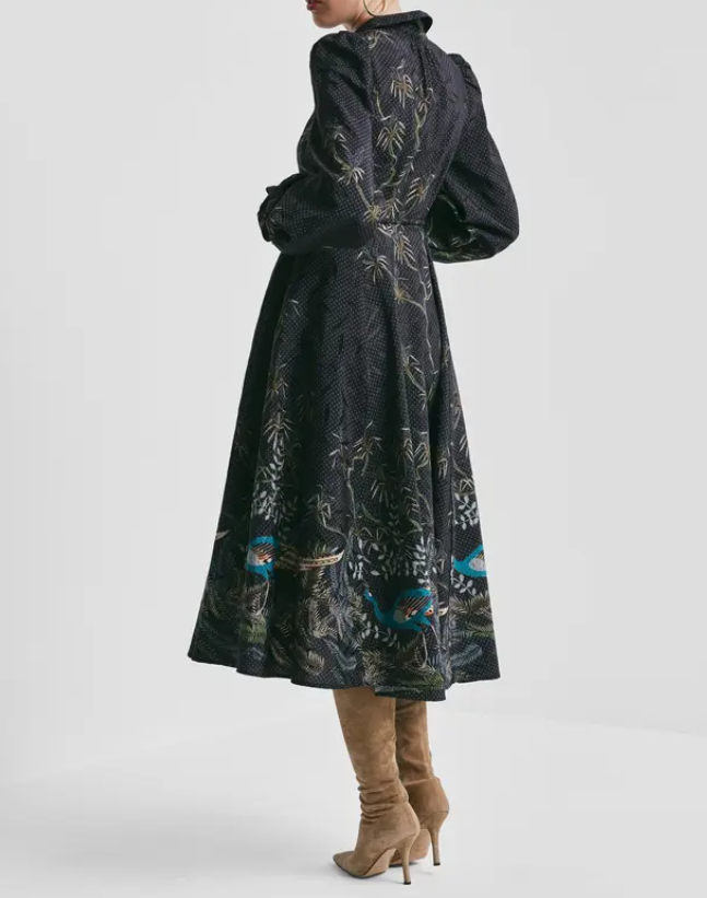 Jacquard Midi Dress
