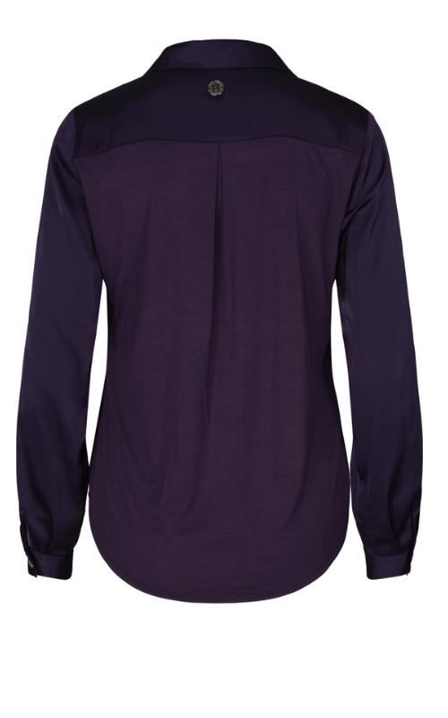 V-Neck Classic Blouse