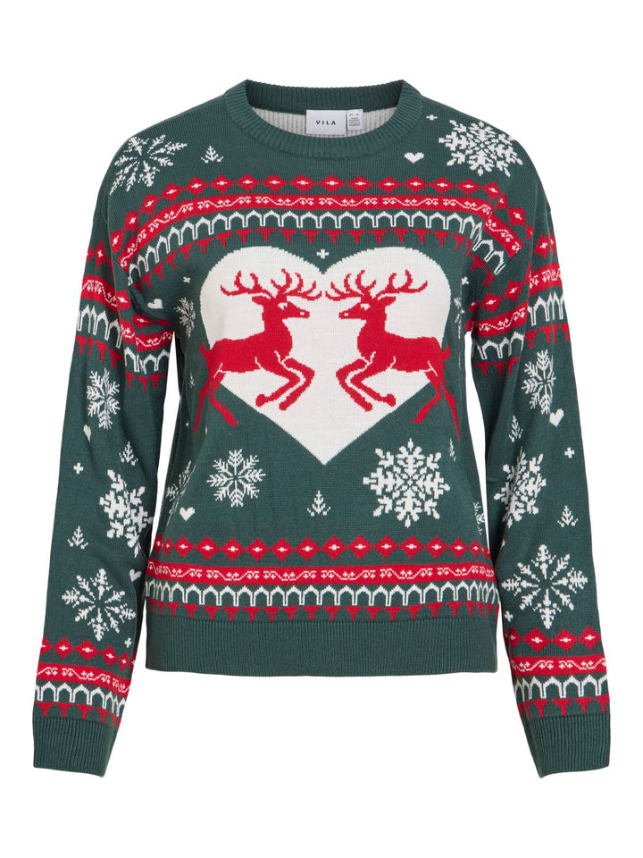 Vimaria Christmas L/s O-Neck Knit/ka