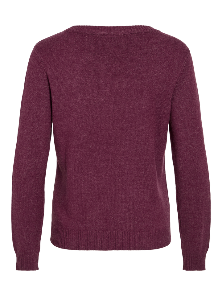 Viril O-Neck L/s  Knit Top - Noos