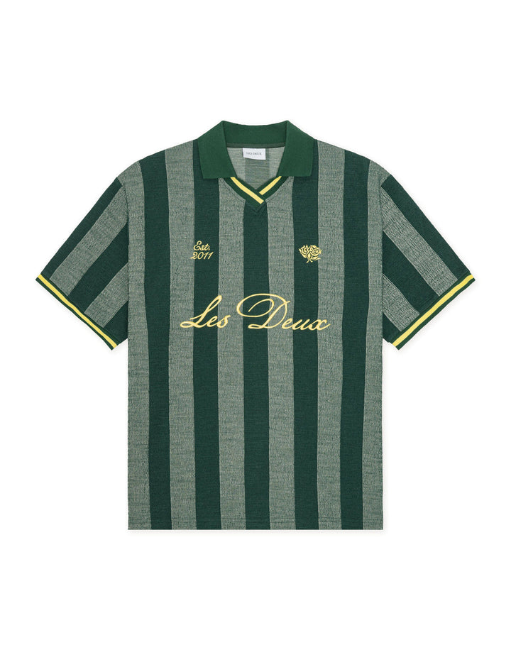 Stripe Jacquard Football Jersey