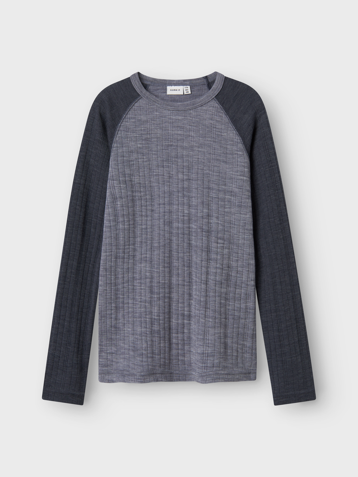 NKMWANG WOOL NEEDLE LS TOP SOLID.