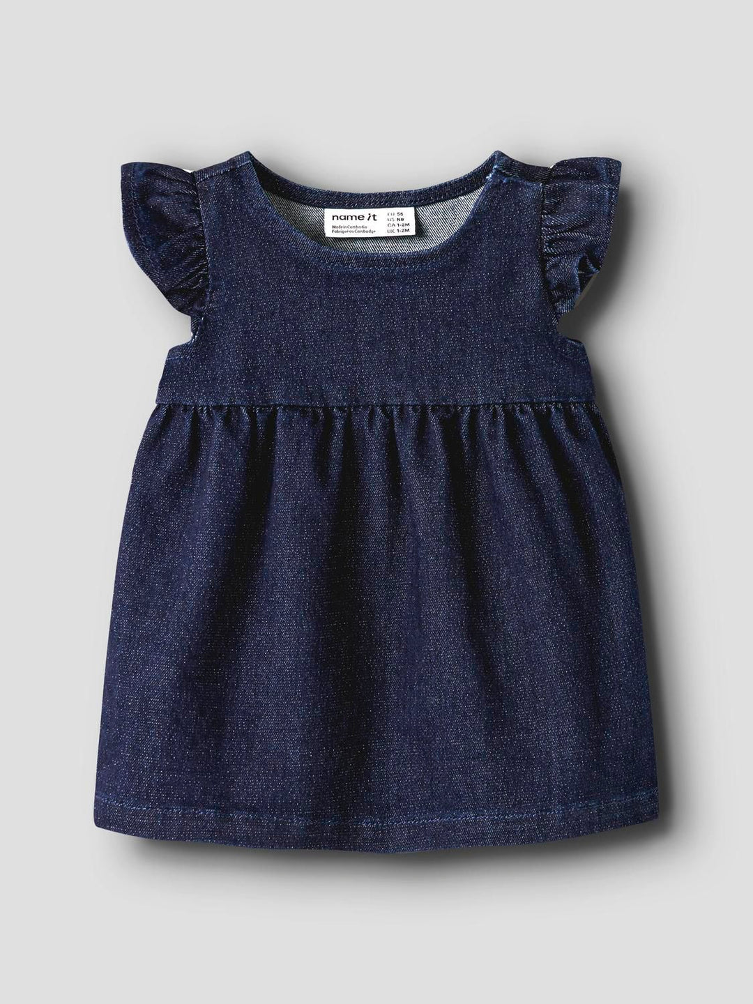 NBFEMBER DENIM GLITTER KJOLE