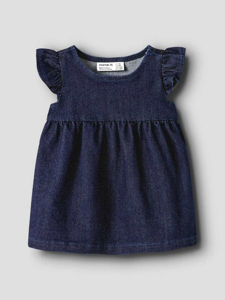 NBFEMBER DENIM GLITTER KJOLE