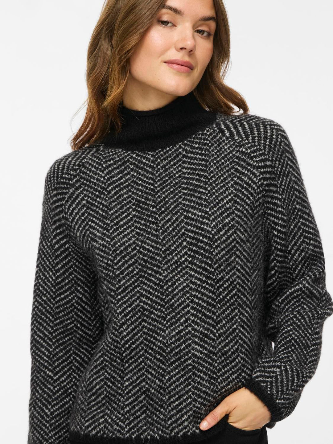 Vilory High Neck L/s Knit