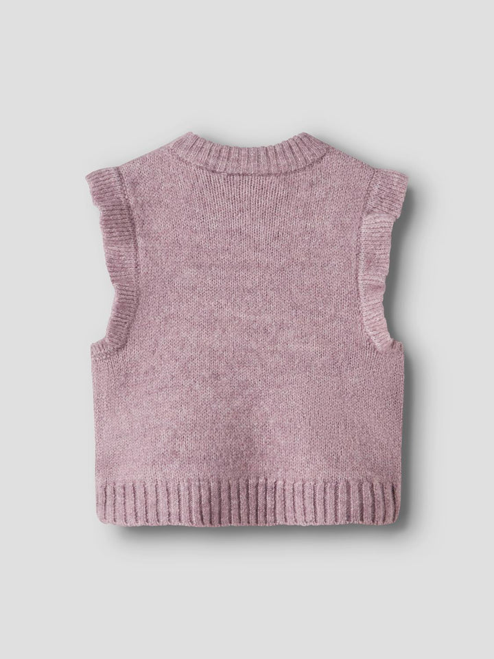 NBFROSELY STRIKKET VEST