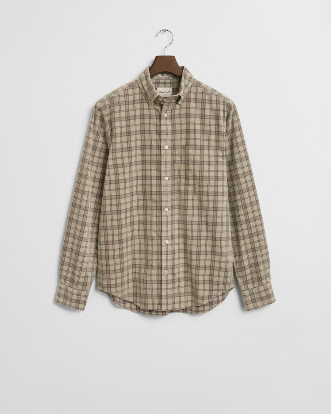 Reg Corduroy Check Shirt
