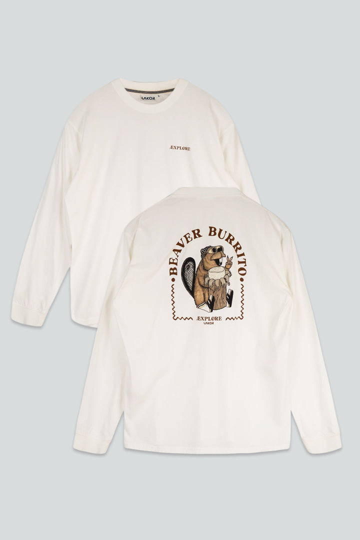 Beaver Burrito Boxfit Ls T-Shirt