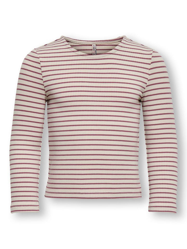 KMGMAUDE LIFE STRIPE LS TOP JRS NOOS