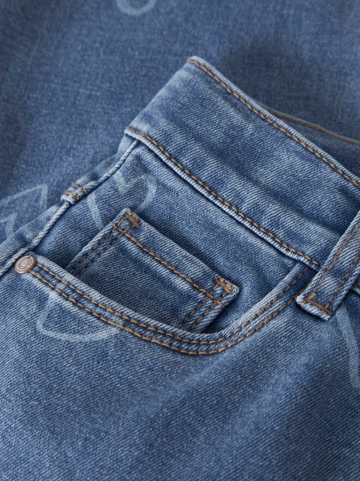 Nmfrose Wide Aop Jeans 4044-On Noos
