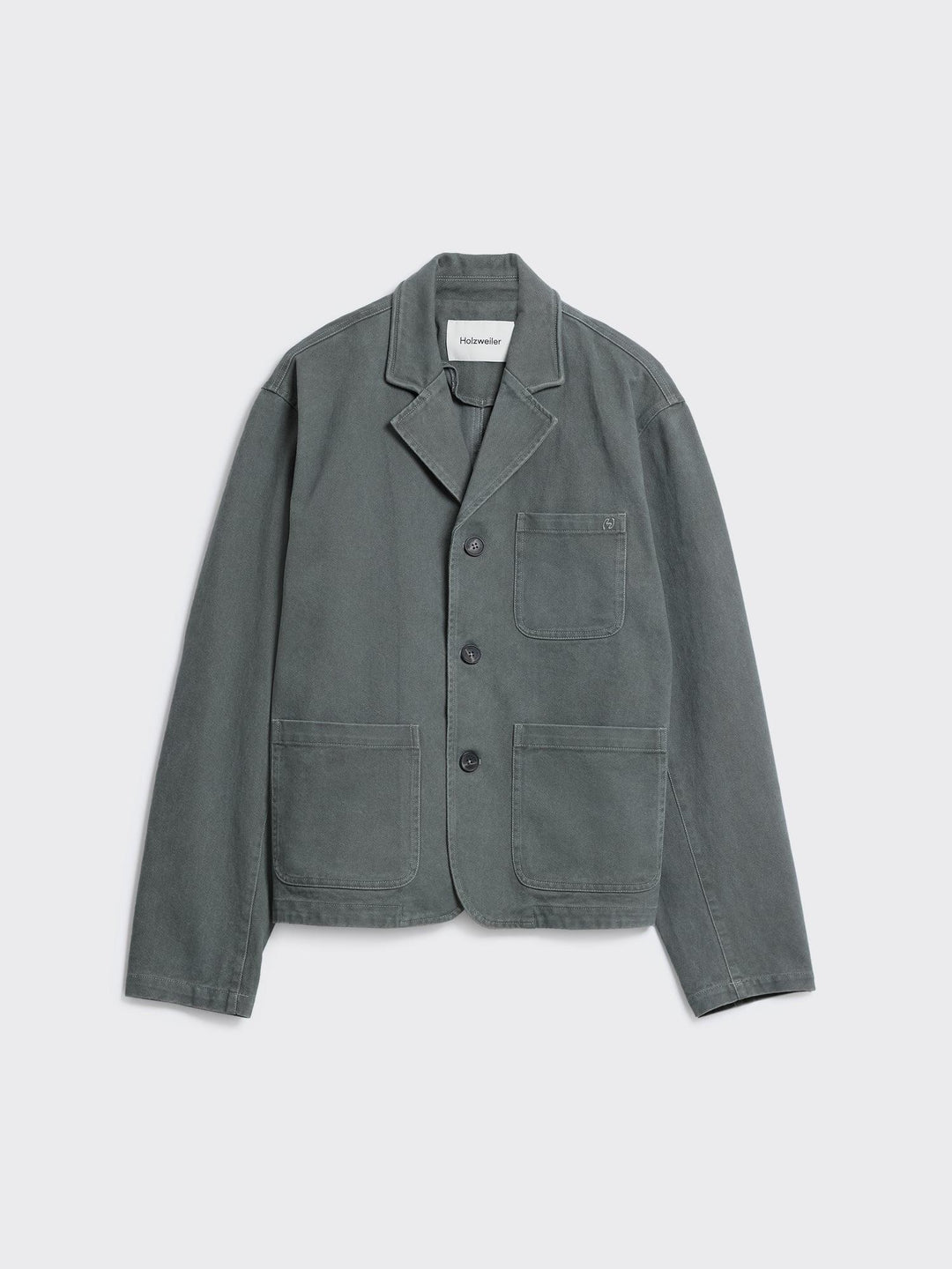 Relaxed Twill Blazer