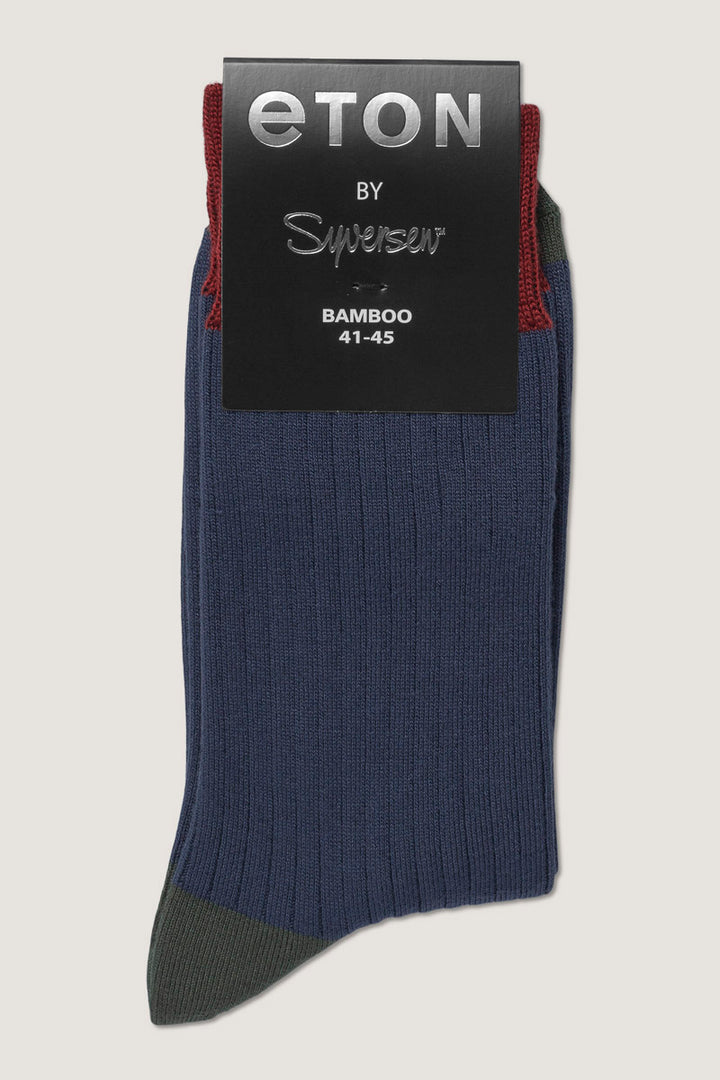 Eton Bamboo Rib Colour Block