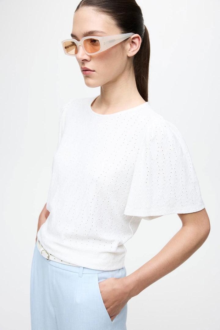 Vibelli O-Neck S/s Top - Noos