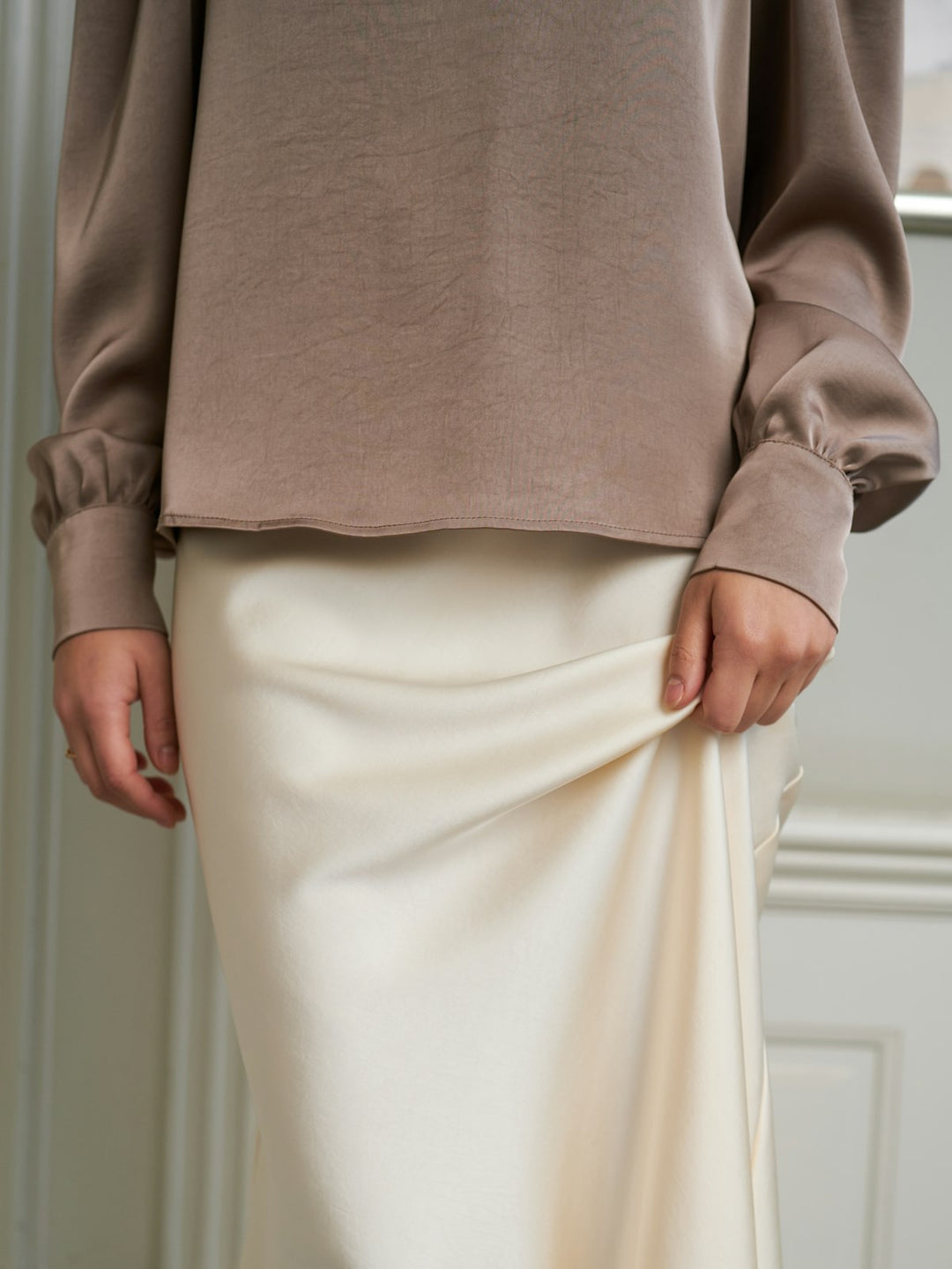 Rosslyn Heavy Sateen Blouse