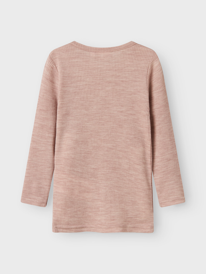 NMNWAX WOOL RIB LS TOP NOOS