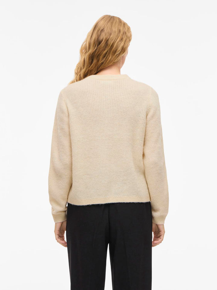 Vilory O-Neck L/s Knit Cardigan-Noos
