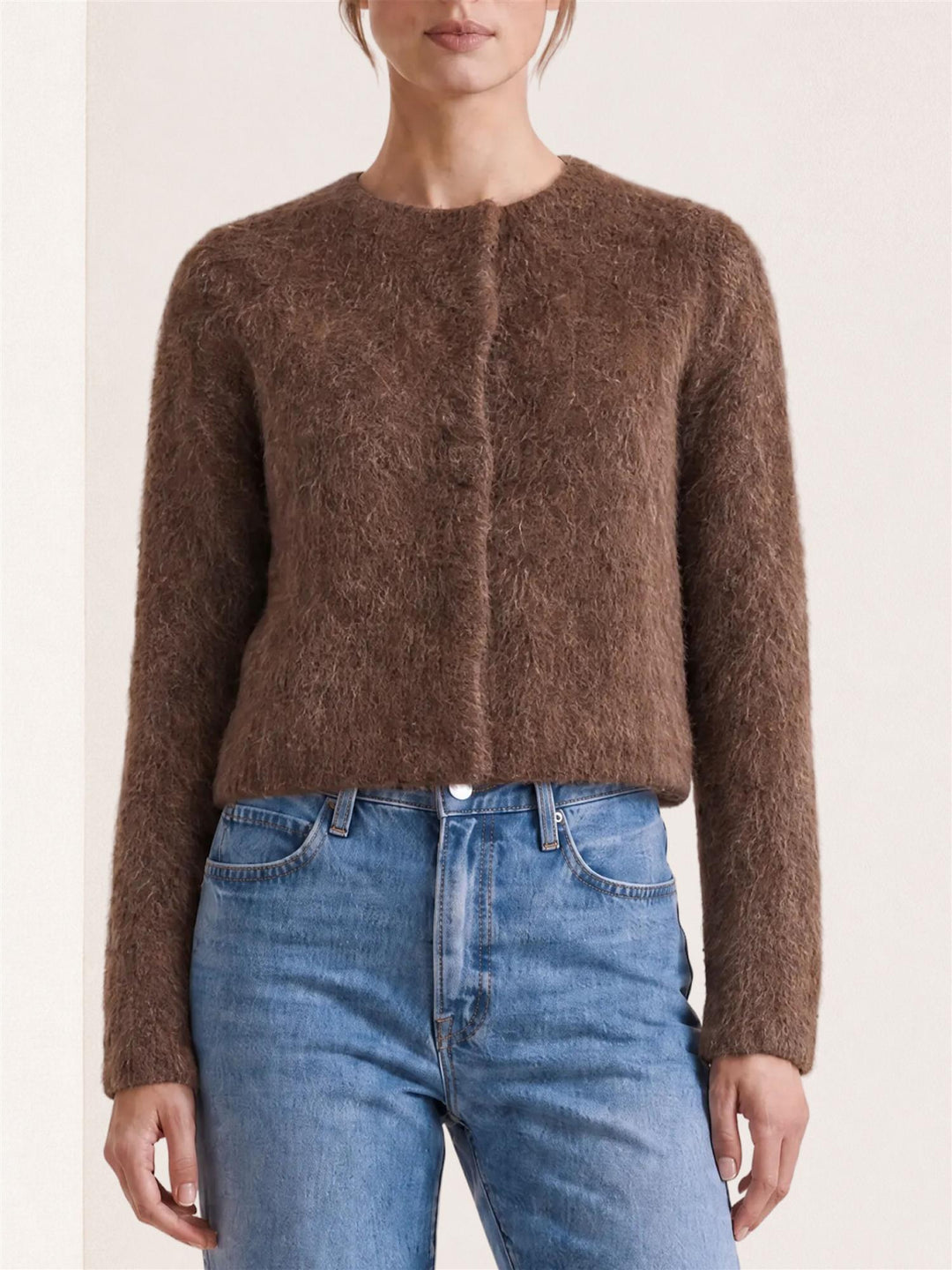 Hairy Knit Jacket