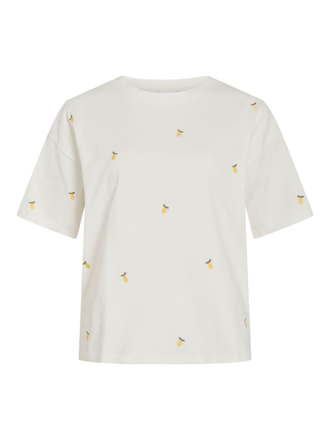 Vimonie Emb O-Neck S/s/rn
