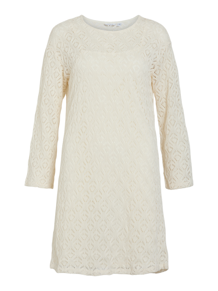 VIZENA O-NECK L/S DRESS