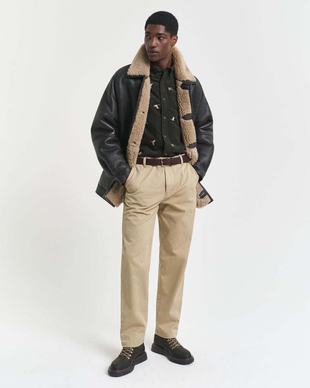 Reg Embroidered Corduroy Shirt