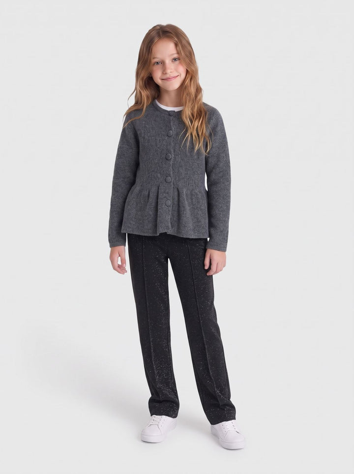 KOGPIRUET PEPLUM CRDIGAN